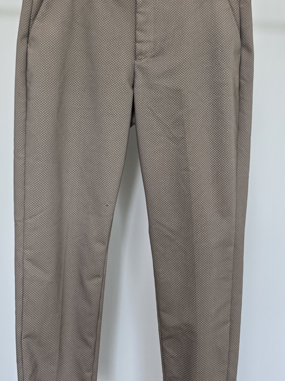 Liverpool Women's Dress Pants in Taupe Microdot